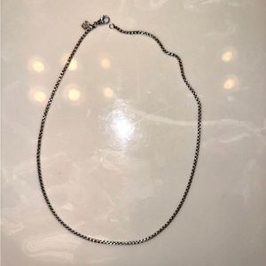 Authentic David yurman 20in box chain